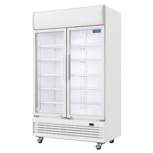 Polar G-Series Upright Display Cooler with Light Box 950Ltr Polar
