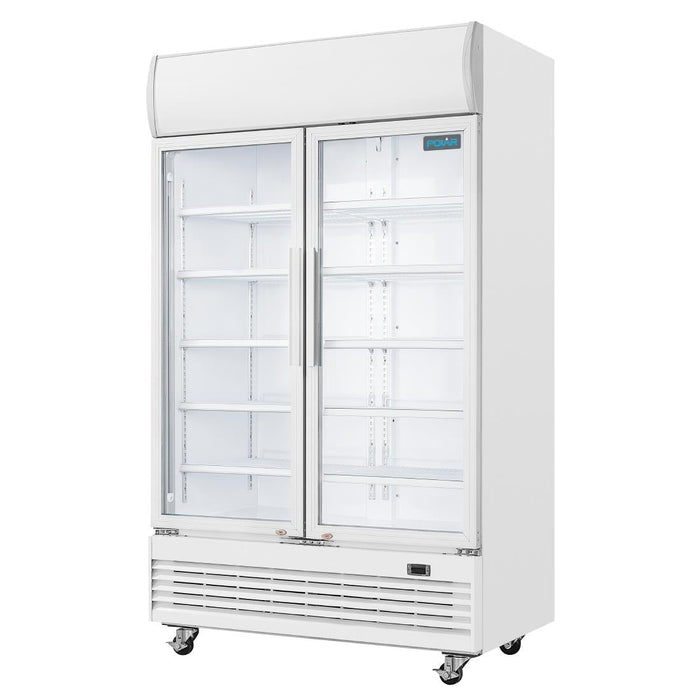 Polar G-Series Upright Display Cooler with Light Box 950Ltr Polar