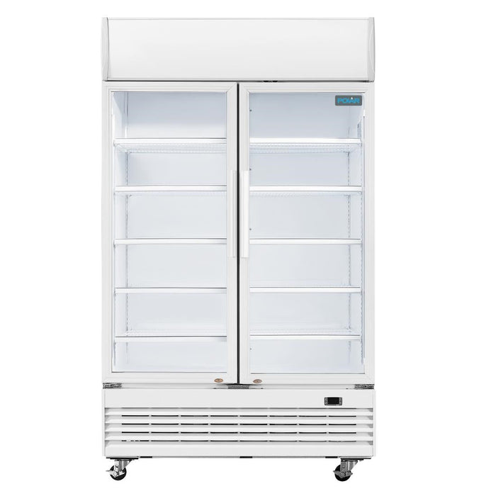 Polar G-Series Upright Display Cooler with Light Box 950Ltr Polar