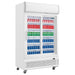 Polar G-Series Upright Display Cooler with Light Box 950Ltr with Sliding Doors Polar