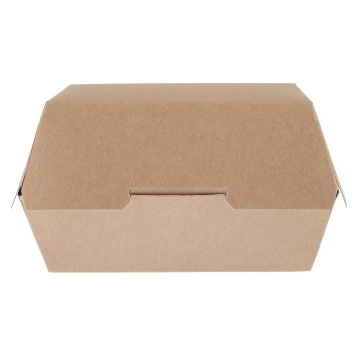Colpac Compostable Kraft Burger Boxes Large 135mm (250 Pack) Colpac