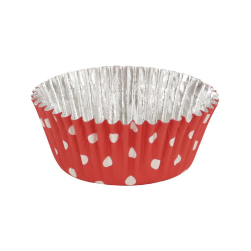 PME Cupcake Foil Lined Baking Cases Polka Dot (30 Pack) PME