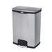 Rubbermaid Slim Jim Step-On Pedal Bin Stainless Steel 90Ltr Slim Jim