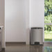 Rubbermaid Slim Jim Step-On Pedal Bin Stainless Steel 90Ltr Slim Jim