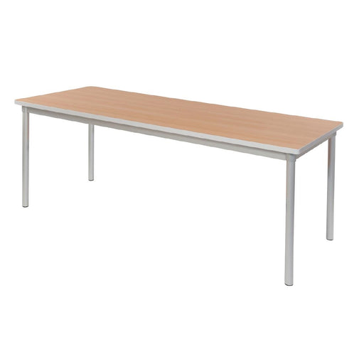 Aluminium Frame. Beech Top. 710(H) x 1800(W) x 750(D)mm