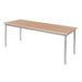 Aluminium Frame. Beech Top. 710(H) x 1800(W) x 750(D)mm