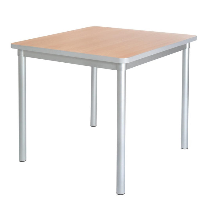 Aluminium Frame. Beech Top. 710(H) x 750(W) x 750(D)mm