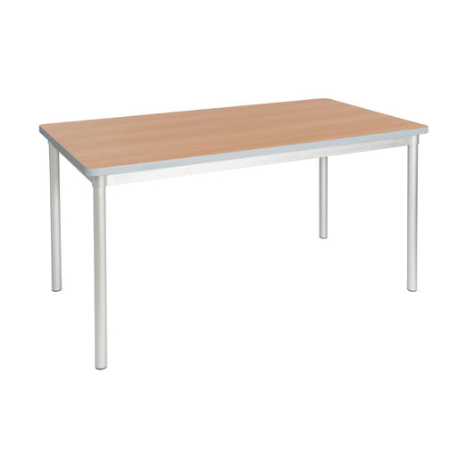 Aluminium Frame. Beech Top. 710(H) x 1400(W) x 750(D)mm