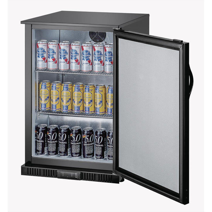 Polar G-series 850mm Single Door Back Bar Cooler Solid Door 128 Ltr Polar