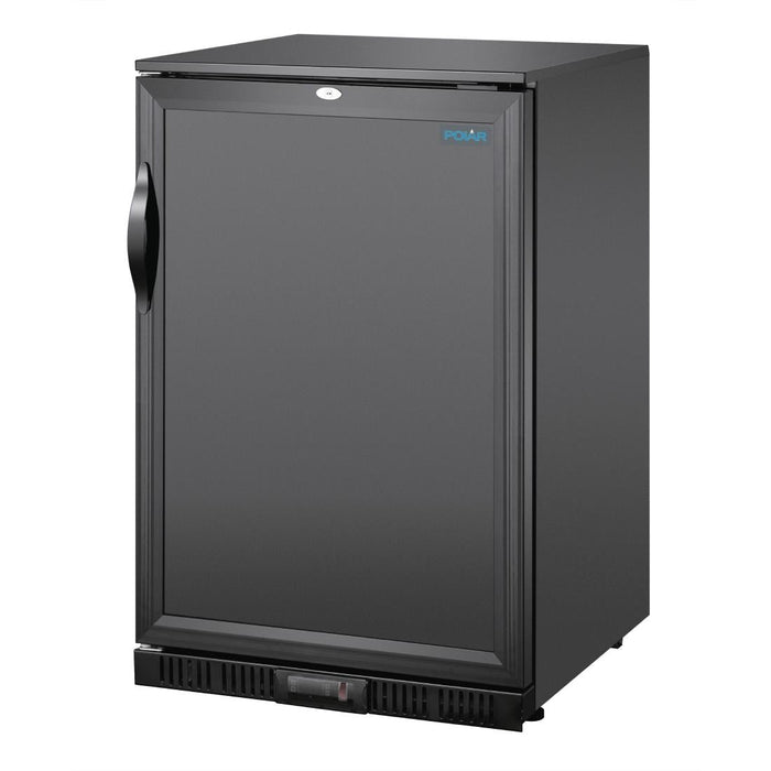 Polar G-series 850mm Single Door Back Bar Cooler Solid Door 128 Ltr Polar