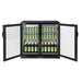 Polar G-series 850mm Double Door Back Bar Cooler Solid Door 198 Ltr Polar