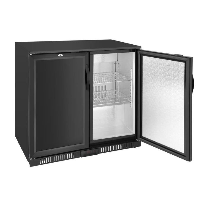 Polar G-series 850mm Double Door Back Bar Cooler Solid Door 198 Ltr Polar
