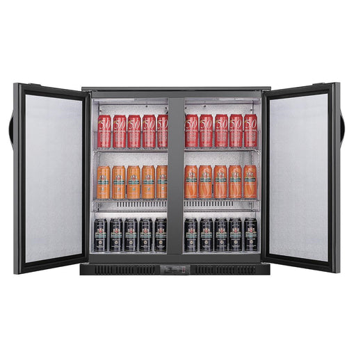 Polar G-series 850mm Double Door Back Bar Cooler Solid Door 198 Ltr Polar
