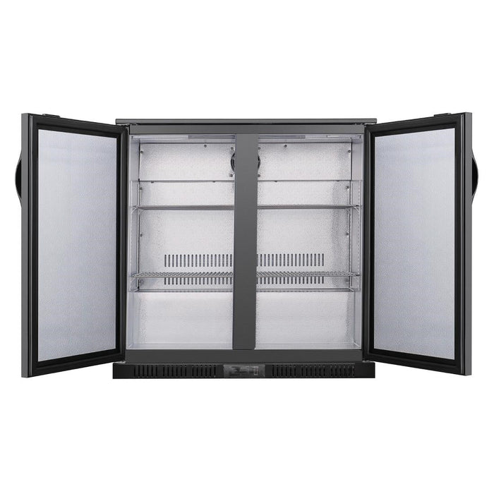 Polar G-series 850mm Double Door Back Bar Cooler Solid Door 198 Ltr Polar