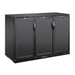 Polar G-series 850mm Triple Door Back Bar Cooler Solid Door 320 Ltr Polar