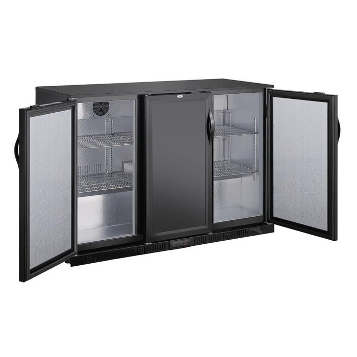 Polar G-series 850mm Triple Door Back Bar Cooler Solid Door 320 Ltr Polar