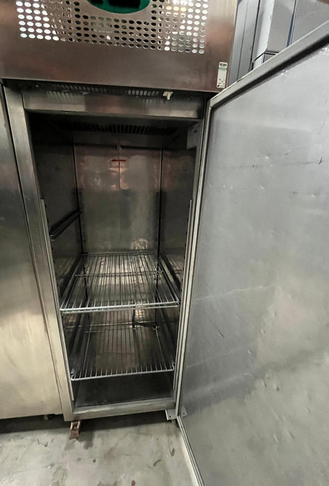 Commercial Genfrost GEN600H Full Stainless 2/1 GN Fridge-Refurbished Canmac Refurbished