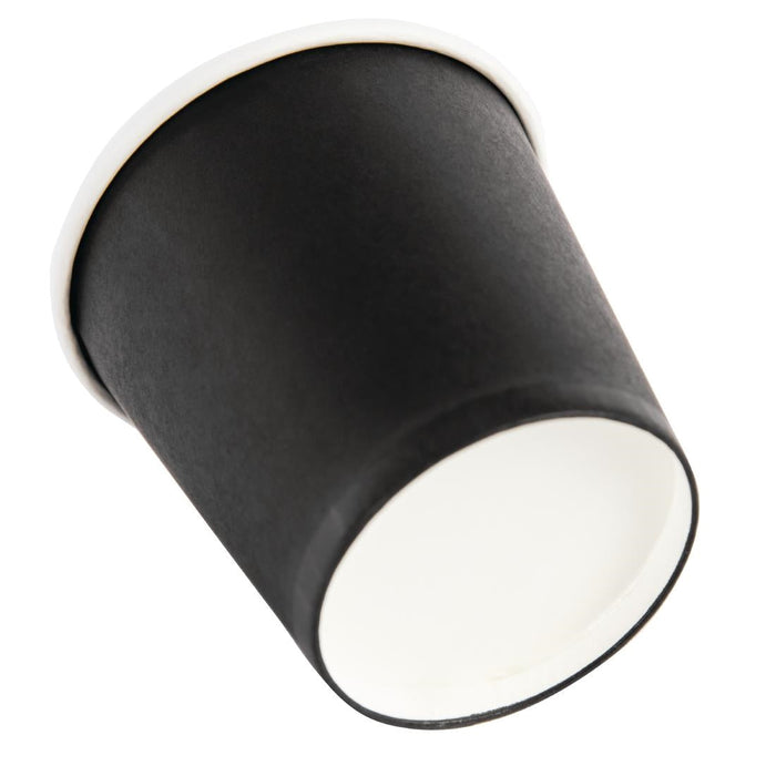 Fiesta Recyclable Espresso Cups Single Wall Black (1000 Pack) Fiesta Recyclable