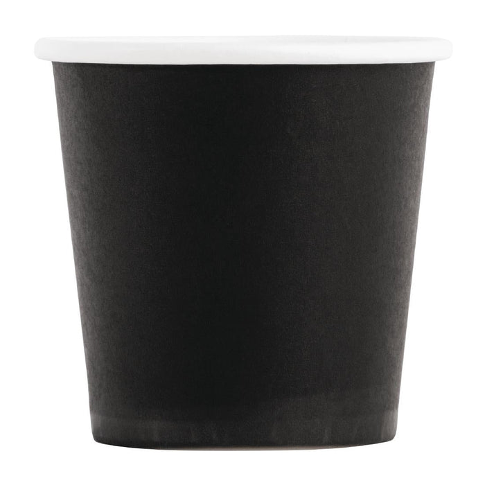 Fiesta Recyclable Espresso Cups Single Wall Black (1000 Pack) Fiesta Recyclable