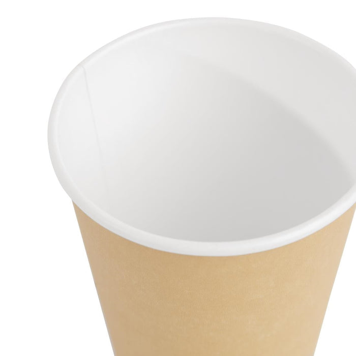Fiesta Recyclable Coffee Cups Single Wall Kraft 340ml/12oz (1000 Pack) Fiesta Recyclable