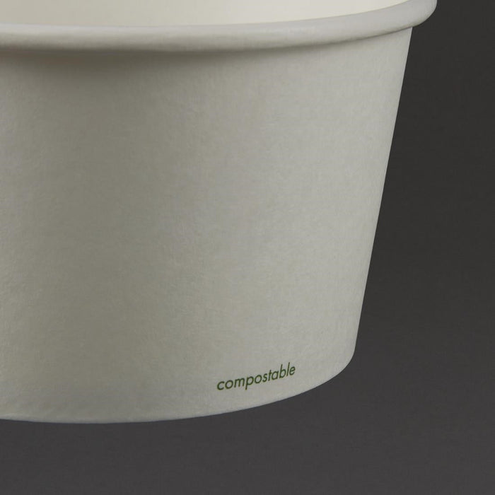 Vegware Compostable Hot Food Pots 340ml / 12oz (500 Pack) Vegware