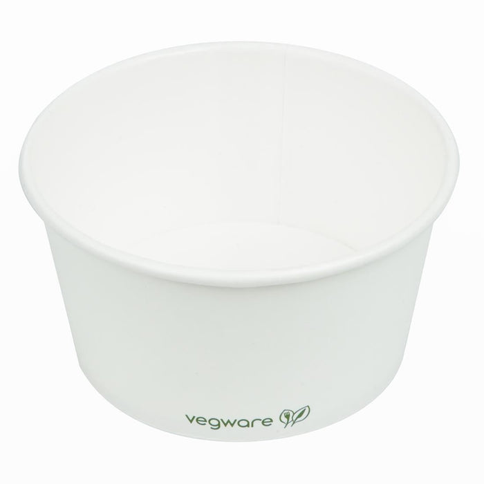 Vegware Compostable Hot Food Pots 340ml / 12oz (500 Pack) Vegware