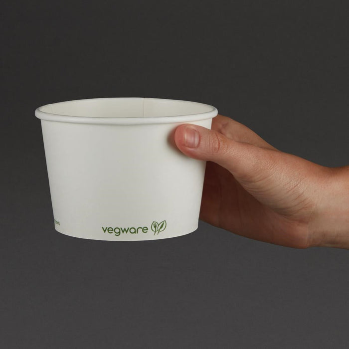 Vegware Compostable Hot Food Pots 455ml / 16oz (500 Pack) Vegware
