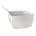 APS Float White Square Bowl 7in APS