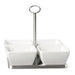 APS Pure Melamine White Square Mini Bowl APS