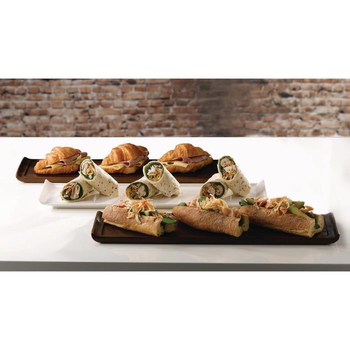 Churchill Alchemy Wooden Buffet Trays 460mm (4 Pack) Churchill