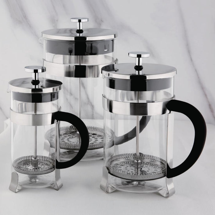 Olympia Contemporary Glass Cafetiere 6 Cup Olympia