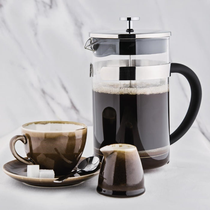 Olympia Contemporary Glass Cafetiere 12 Cup Olympia