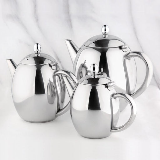 Olympia Richmond Stainless Steel Teapot 500ml Olympia