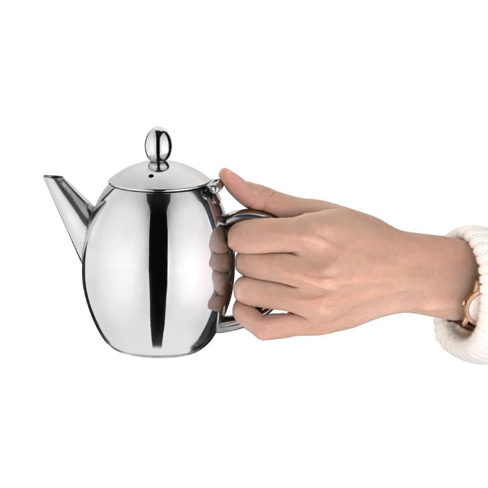 Olympia Richmond Stainless Steel Teapot 500ml Olympia