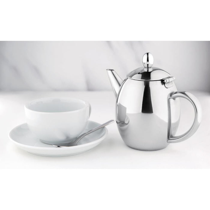 Olympia Richmond Stainless Steel Teapot 500ml Olympia