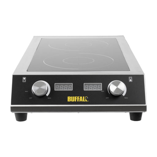 Buffalo Heavy Duty Double Induction Hob 7kW Buffalo