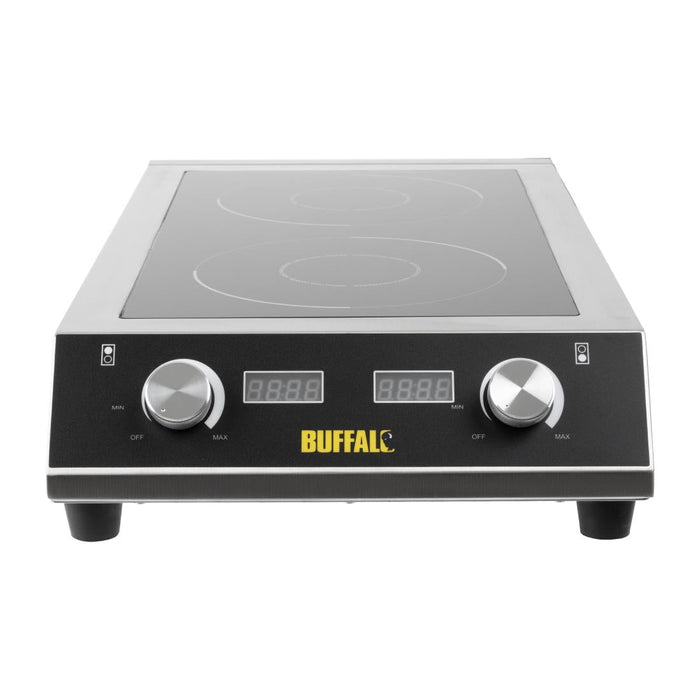 Buffalo Heavy Duty Double Induction Hob 7kW Buffalo