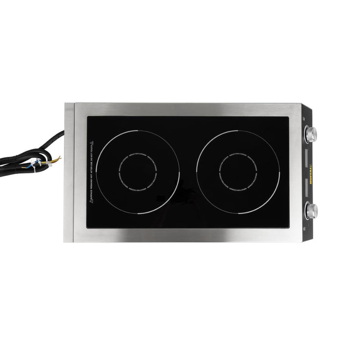 Buffalo Heavy Duty Double Induction Hob 7kW Buffalo
