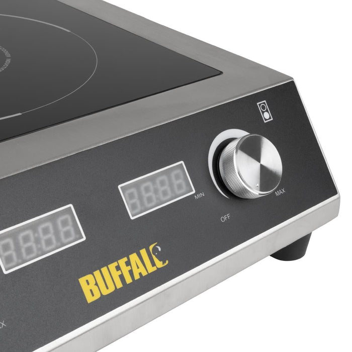 Buffalo Heavy Duty Double Induction Hob 7kW Buffalo