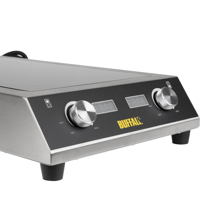 Buffalo Heavy Duty Double Induction Hob 7kW Buffalo