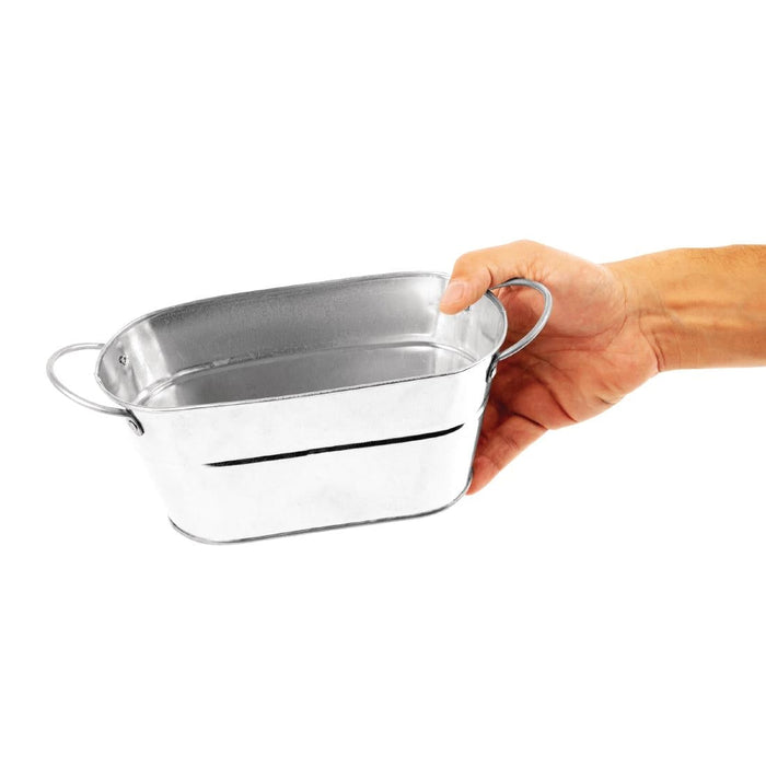 Olympia Mini Metal Food Bucket Rectangle Olympia
