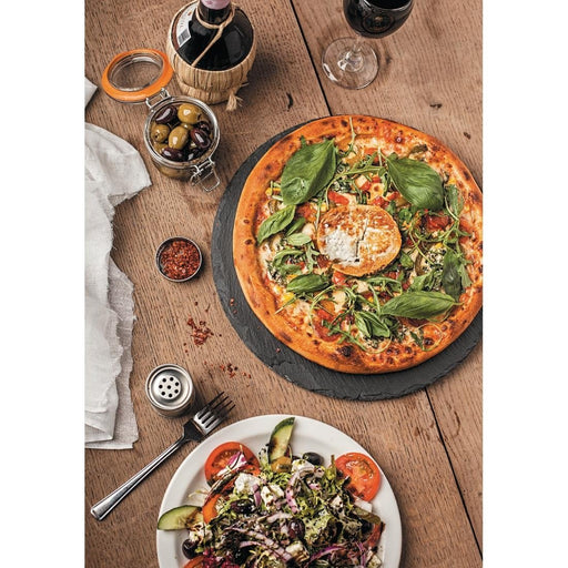 Olympia Slate Round Pizza Board 330mm Olympia