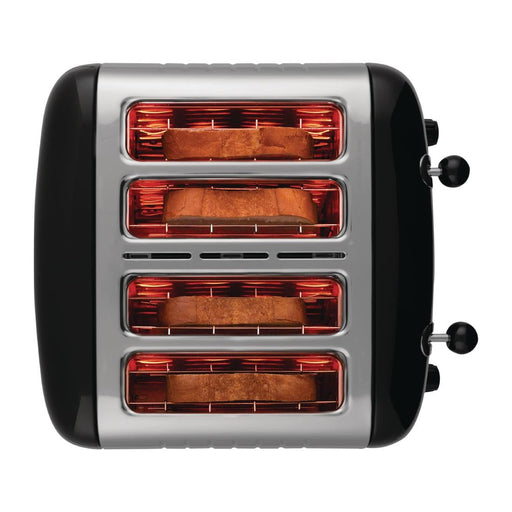 Dualit 4 Slice Lite Toaster Black 46205 Dualit