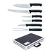 Chef Knife, Boning Knife, Paring Knife, Peeling Knife, Slicer, Carving Fork and Hard Case