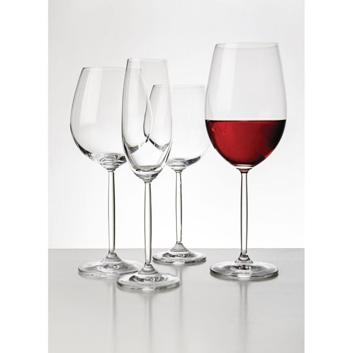 Olympia Modale Crystal Wine Glasses 520ml (6 Pack) Olympia