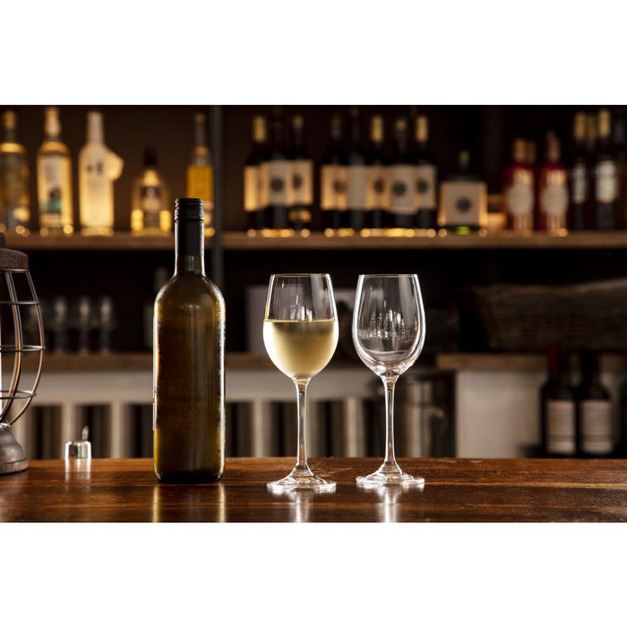 Olympia Modale Crystal Wine Glasses 320ml (6 Pack) Olympia