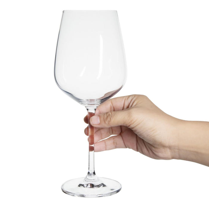 Olympia Chime Crystal Wine Glasses 495ml (6 Pack) Olympia