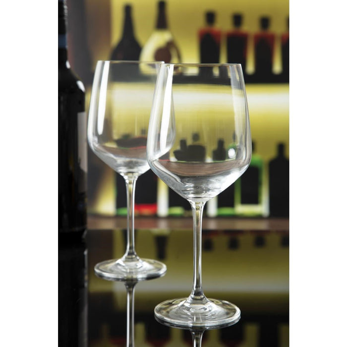 Olympia Chime Crystal Wine Glasses 620ml (6 Pack) Olympia