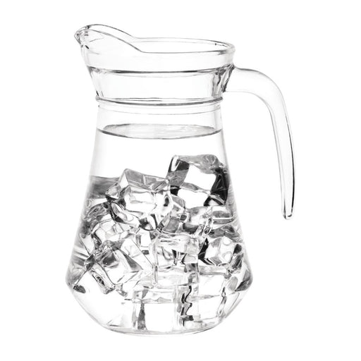 Olympia Glass Jugs 1Ltr (6 Pack) Olympia