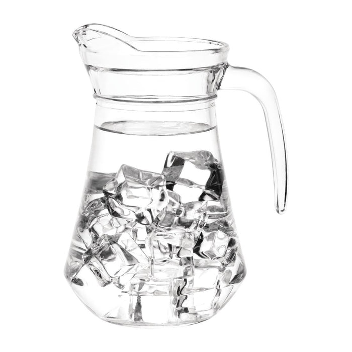 Olympia Glass Jugs 1Ltr (6 Pack) Olympia